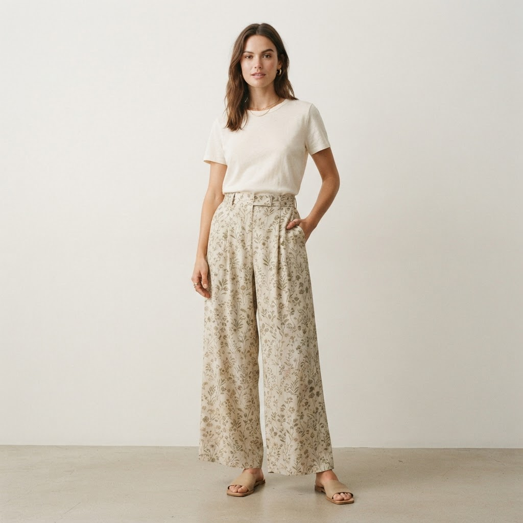 Floral Trouser