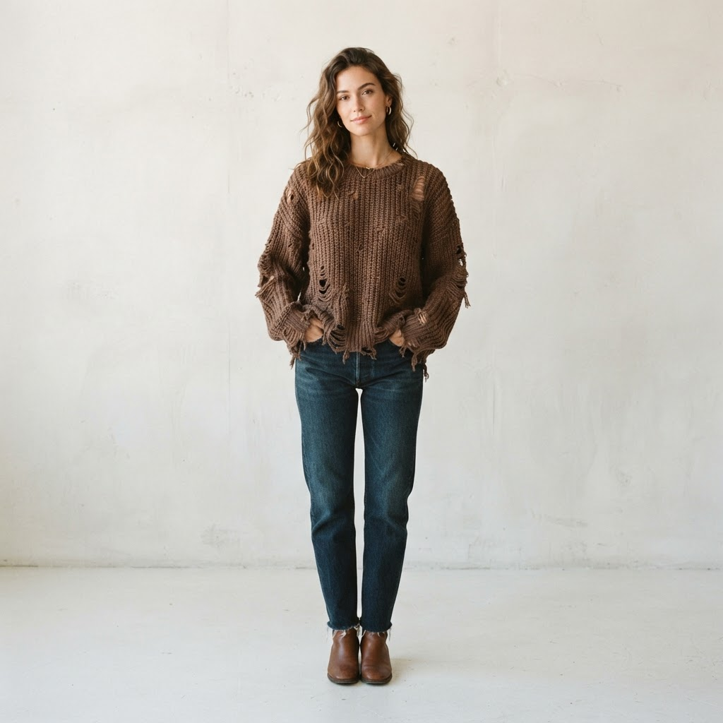 Distressed Knit